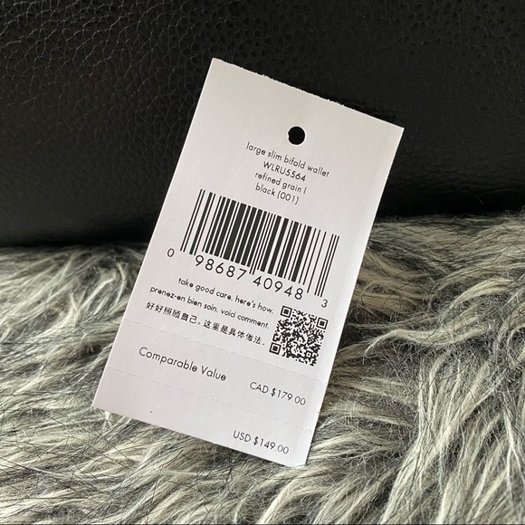 NWT Kate Spade genuine leather slim bifold wallet - Picture 4 of 5